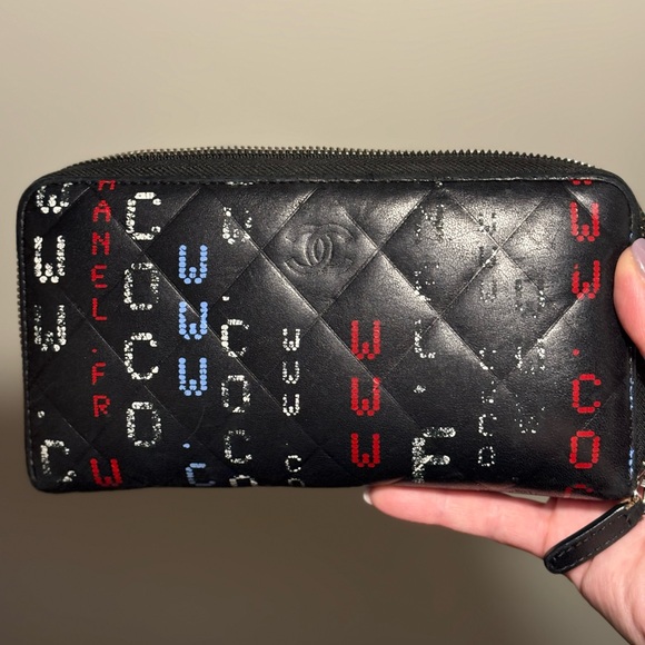 Chanel Data Center Long Zippy Wallet - Picture 1 of 9